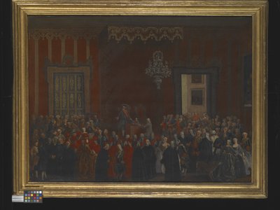 A Civil Ceremony On The Accession Of Ferdinand IV To The Throne Of Naples In 1759 by Michele Foschini
