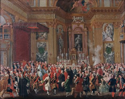 Oath of Ferdinand IV as King of Naples by Michele Foschini