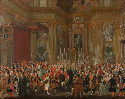 Oath of Ferdinand IV as King of Naples by Michele Foschini