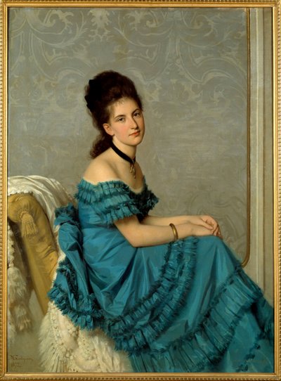 Portrait of Adelaide Banti by Michele Giordigiani
