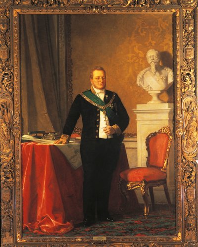 Portrait of Camillo Benso, Count of Cavour by Michele Gordigiani