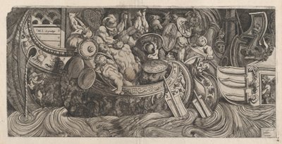 Speculum Romanae Magnificentiae: Naval Battle by Michele Lucchese