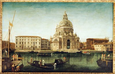 Santa Maria della Salute, Venice, with Gondolas on the Grand Canal by Michele Marieschi