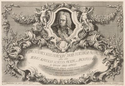 Views of Venice: Frontispiece - Title Page by Michele Marieschi