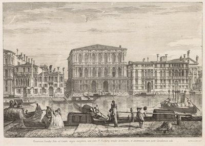 Views of Venice: Palazzo Pesaro by Michele Marieschi