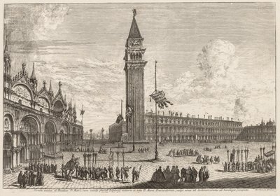 Views of Venice: Piazza and Piazzetta, 1741 by Michele Marieschi