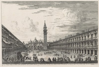 Views of Venice: Piazzo S. Marco by Michele Marieschi