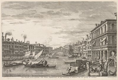 Views of Venice: Rialto, 1741 by Michele Marieschi