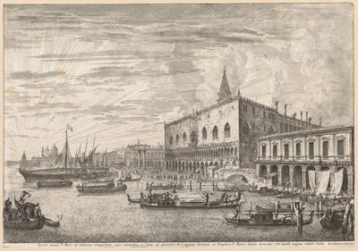 Views of Venice: The Molo and S. M. Della Salute by Michele Marieschi