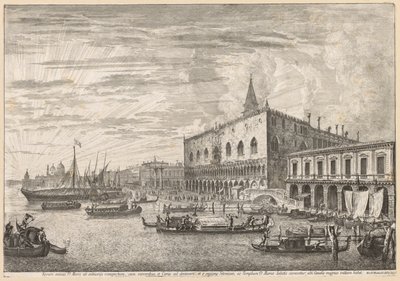 Views of Venice: The Molo and S. M. Della Salute by Michele Marieschi