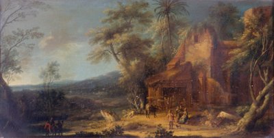 Landscape with Ruin by Michele Pagano