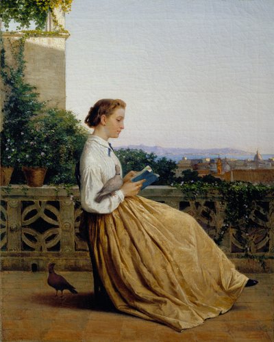 Reading on the Terrace by Michele Tedesco