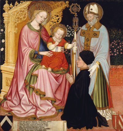 Madonna and Child with the Donor, Pietro de