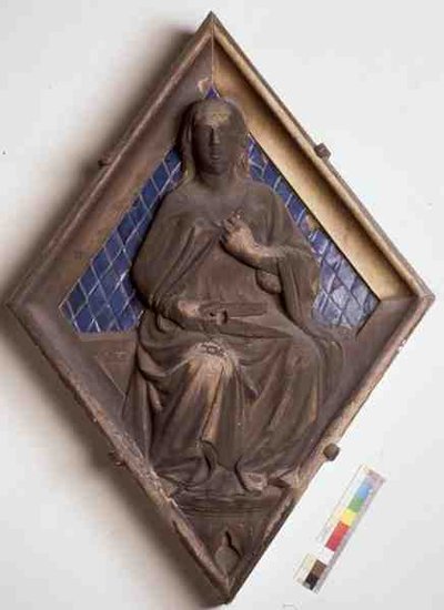 Logic, Relief Tile from the Campanile by Micheli Gino