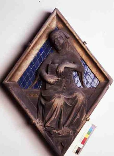 Music, relief tile from the Campanile by Micheli Gino