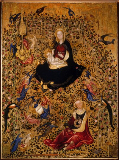 The Madonna of the Rose Garden by Michelino da Besozzo