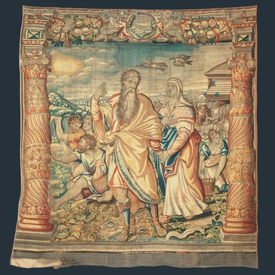 Brussels Biblical tapestry depicting the Descent from the Ark from the series 