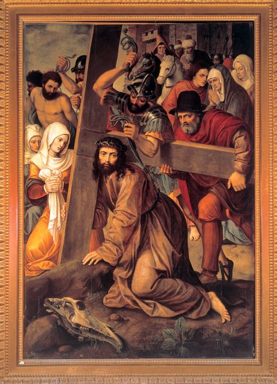 Christ Carrying the Cross by Michiel I Coxie or Coxcie