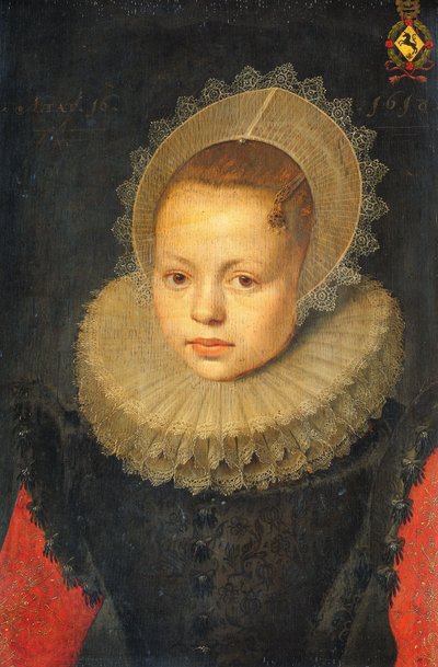 Portrait of Corvina Hezenbroek van Hofdijck (1602-67) by Michiel Jansz van Mierevelt (workshop of)