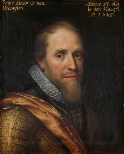 Portrait of Maurice, Prince of Orange by Michiel Jansz van Mierevelt (workshop of)