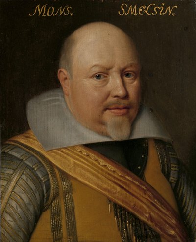 Portrait of Nicolaas Schmelzing by Michiel Jansz van Mierevelt (workshop of)