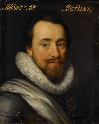 Portrait of Syrius de Bethune, Lord of Cogni, Mareuil, le Beysel, Toulon, Conegory and Chastillon by Michiel Jansz van Mierevelt (workshop of)