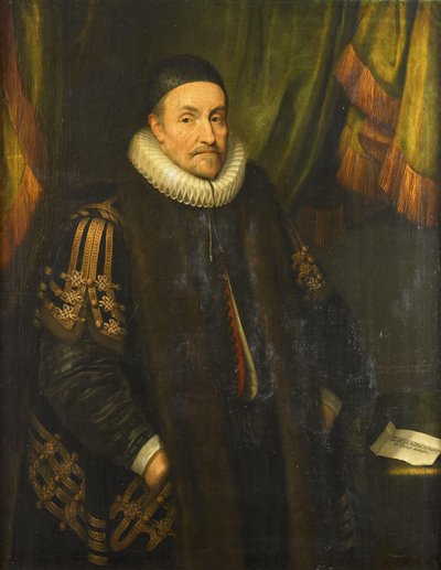 Portrait of Willem I (1533-84), Prince of Orange, called William the Silent by Michiel Jansz van Mierevelt (workshop of)