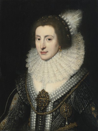 Elizabeth Stuart 1596-1662, Queen of Bohemia, ca 1642 by Michiel Jansz van Mierevelt