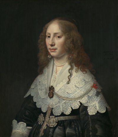 Portrait of Aegje Hasselaer by Michiel Jansz van Mierevelt