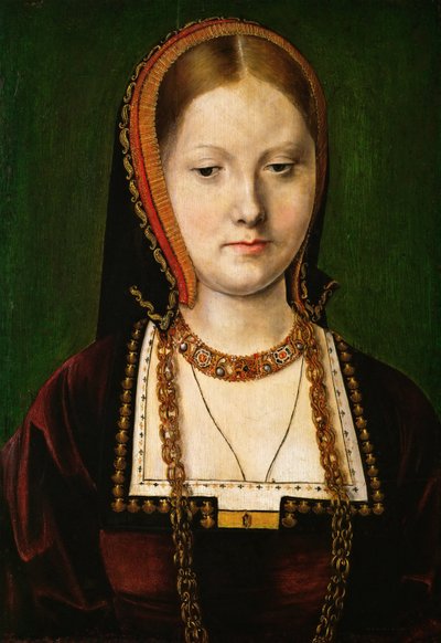 Portrait of Mary Tudor by Michiel Sittow