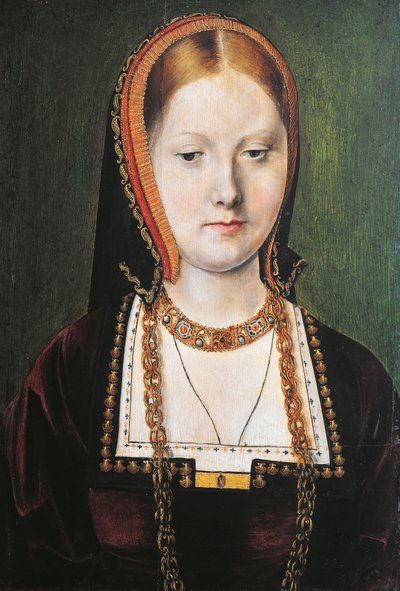 Portrait of Catherine of Aragon, Queen of England by Michiel Sittow