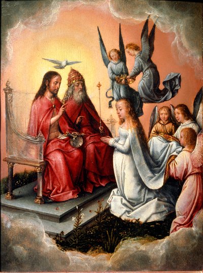The Coronation of the Virgin by Michiel Sittow