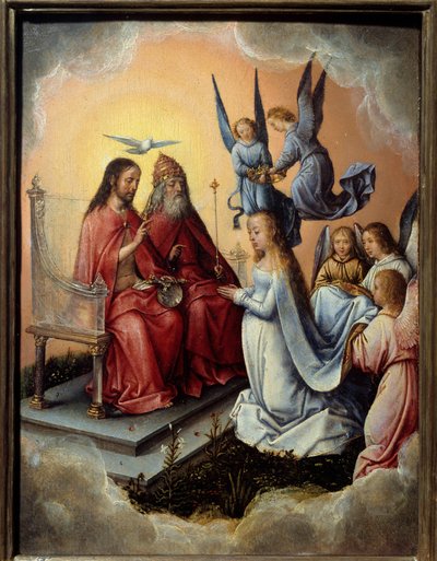 The Coronation of the Virgin by Michiel Sittow