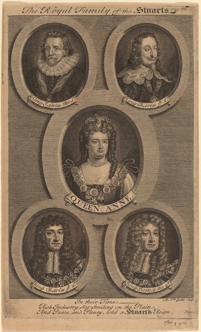The Royal Family of the Stuarts by Michiel van der Gucht