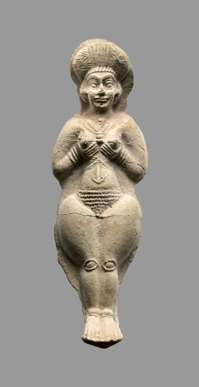 Female figure, Middle Elamite, c.1500-1100 BC (ceramic) by Middle Elamite Period