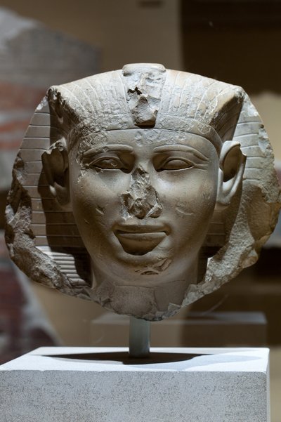 Head of a King, Possibly Seankhkare Mentuhotep III by Middle Kingdom Egyptian