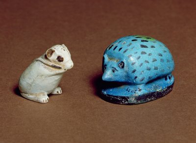 Hedgehog and jerboa, from Beni Hasan and Heliopolis by Middle Kingdom Egyptian