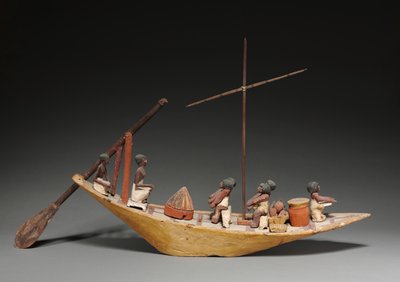 Model Boat by Middle Kingdom Egyptian
