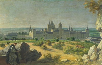 The Monastery of El Escorial by Miguel Angel Houasse