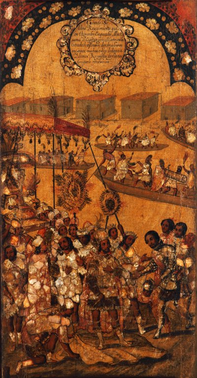 The Conquest of Mexico, Panel X by Miguel Gonzalez