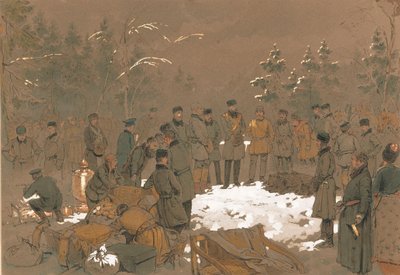 The Bear Hunt of Tsar Alexander II by Mihaly von Zichy
