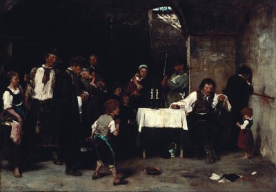 Condemned Cell I by Mihály Munkácsy