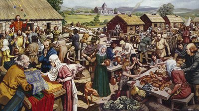 Saxon village fair by Mike (20th century) White