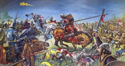 The Battle of Bannockburn by Mike (20th century) White