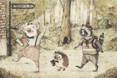 First Day In School by Mike Koubou
