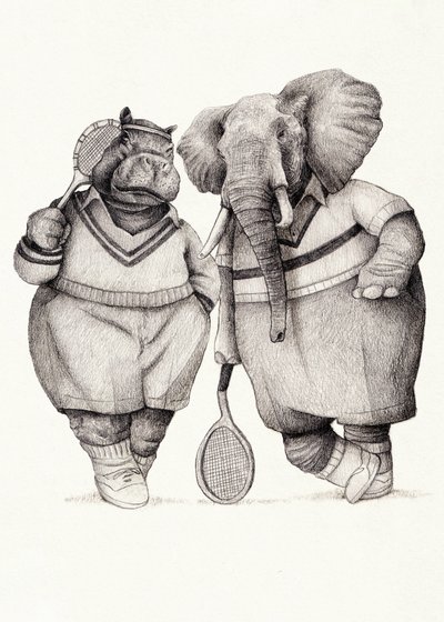 Gentlemen of the Court by Mike Koubou