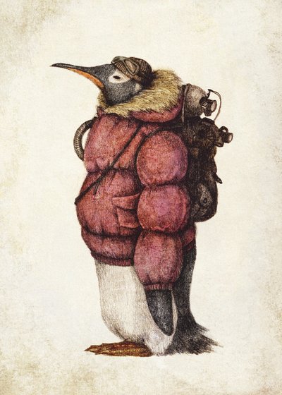 Skybound Penguin by Mike Koubou