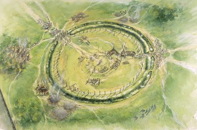 Stonehenge Phase 2, c27th Century BC, c1990-2010 by Mike Seaforth