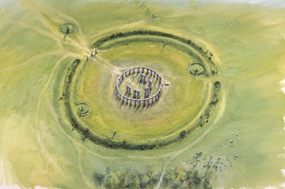 Stonehenge Phase 3, c20th century BC by Mike Seaforth