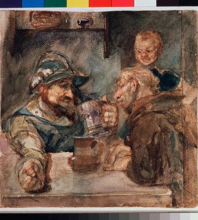 Above a Beer Tankard by Mikhail Aleksandrovich Vrubel